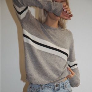 brandy melville grey benedette sweater